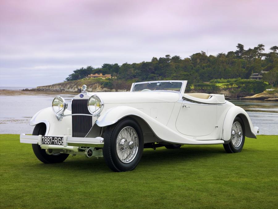  Delage D8S Cabriolet par deVillars 1933 года  (фото 22 из 28)